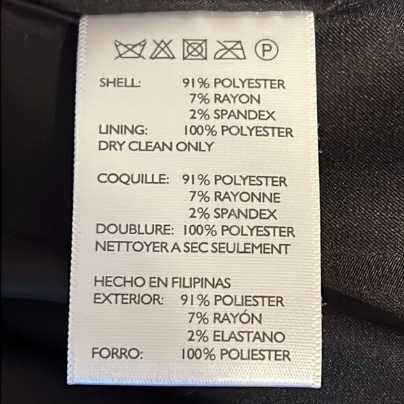 Silence+Noise Black/White Lined‎ Blazer Size L(runs smaller) NWOT - Picture 12 of 13